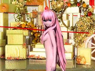 megurine luka full nude diva mod