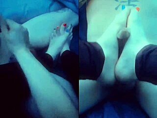 Mommy's Barefoot Toes and Soft Hands Stroke Your Cum Fantasy!