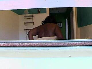 Evasive Angles kinky black ghetto lady takes another facial cumshot