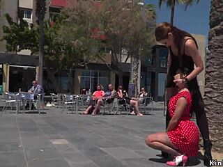 Curvy Petite Euro 18+ Teases Bondage on Streets?