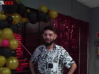 Redhead latina teen teases monster cock with wet total oral suck