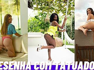 resenha com tatuado anal puta brazilian!