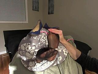 CEO Worships Sexy Secretary's Nylon Feet Full Flick