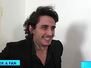 dan and his fan take turns worshiping aletta ocean's huge tits before pounding her tight asshole