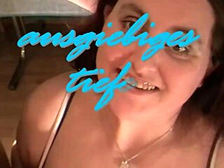 german gangbang slut rented for brutal bukkake facial pounding