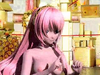 megurine luka full nude diva mod