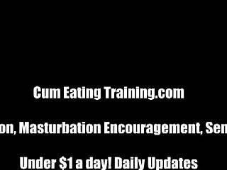 Femdom CEI Instructions Shoot Thick Load Eat Every Jizz Drop