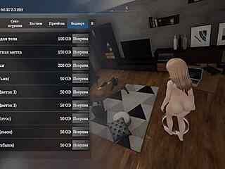 exhibitionist anime slut cums wildly in public hentai game!