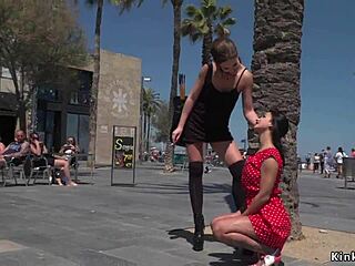 Curvy Petite Euro 18+ Teases Bondage on Streets?