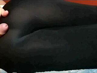 mi amiga leggins gym horny milf lets me film all night?