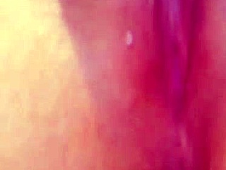 Pierced white girl fingers shaved pussy rubbing till explosive squirting orgasm