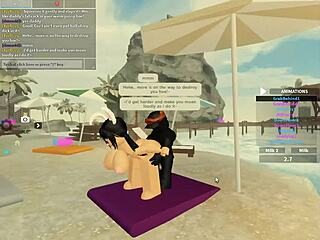 roblox slut rides monster cock legs shaking wet