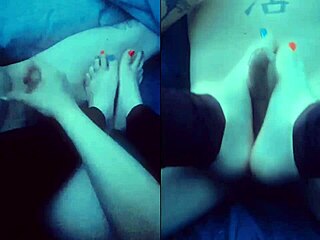 Mommy's Barefoot Toes and Soft Hands Stroke Your Cum Fantasy!