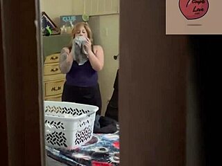 계엄마 빨래하다 내 딥쓰로트 사정으로 변함