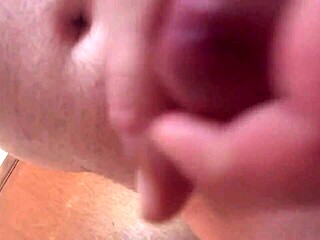 Huge monster cock throbs in intense amateur masturbation