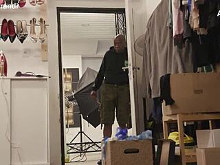 Michy Perez and Eden Ivy's Wild Gangbang Creampie Backstage