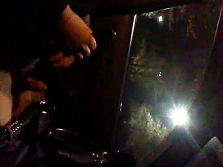 Intense Public Car Cock Jerk Off Solo