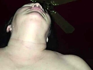 milf leaks milk from big tits riding cock