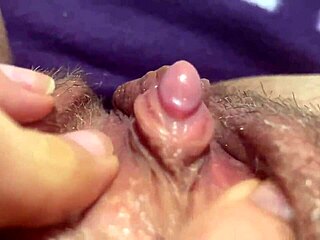 huge clit throbs and jerks wildly in extreme closeup orgasm explosion