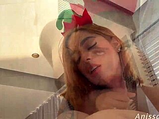 stepmom fulfills christmas fantasy milking stepson on bed