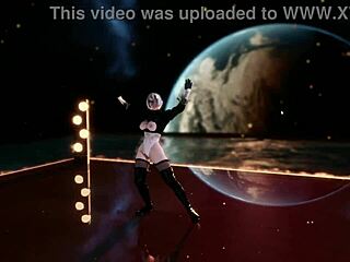 big ass tits bounce in 2b's sexy cover dance