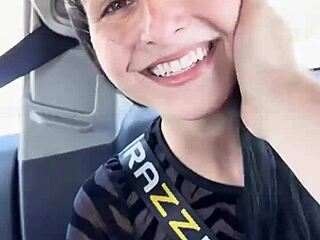 Kaitlyn Katsaros' Wet Pussy Licked Outdoors In Barcelona!