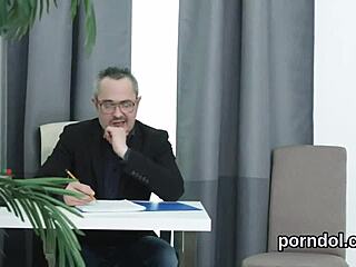 Wanna see natural teen teased hard by old lecturer?