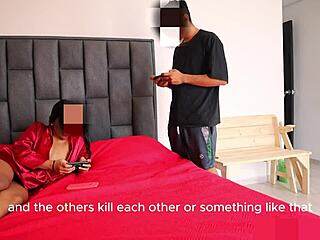 i tricked my hot latina stepsis into deepthroating my cock