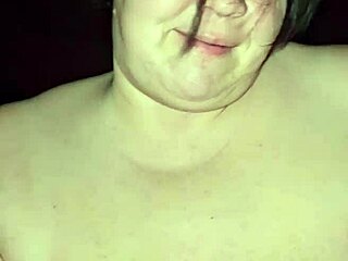 milf leaks milk from big tits riding cock