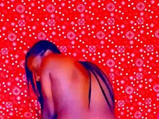 Petite Ebony Nympho Begs for Deep Ass Fucking Nude Solo