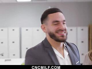 A Freeuse Office Milf Gets Fucked Doggy While Working Hardcore