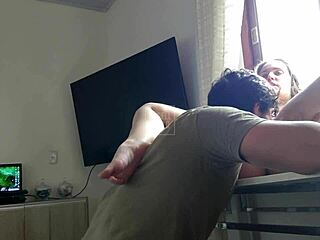 i pound my cute little blonde wife on the table