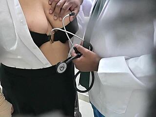 doctor abusing helpless patient right in the clinic?