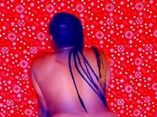 Petite Ebony Nympho Begs for Deep Ass Fucking Nude Solo