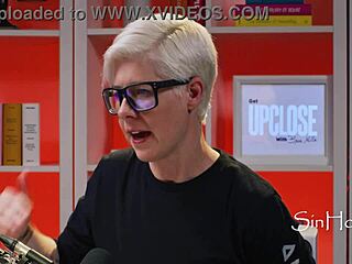 wow leana lovings is the cutest nerdy pornstar with glasses and curls 😍 interview time!