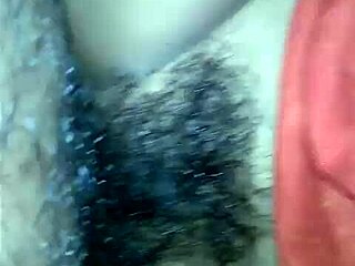 hairy pussy takes black cock cum deep inside