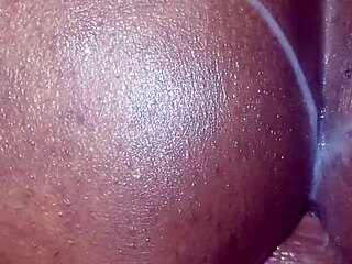 angry black wife strapons husband's asshole hard