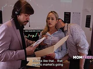 mom unbuttons blouse for street taboo slut fuck