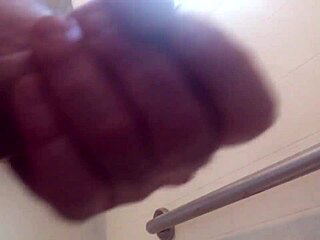 Huge monster cock throbs in intense amateur masturbation