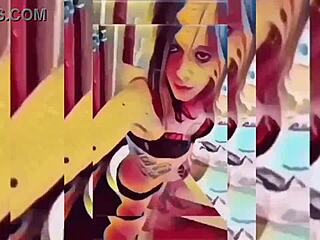 wanna watch this hot shemale tease and strip nude in bathroom?