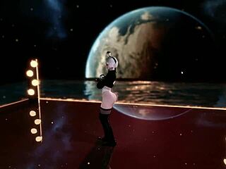 big ass tits bounce in 2b's sexy cover dance