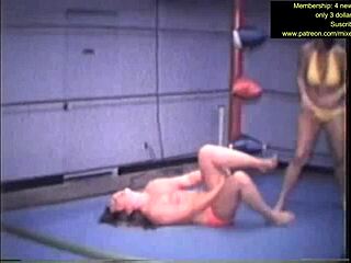 Mixed Wrestling Catfight Turns Intense With Real Submissions