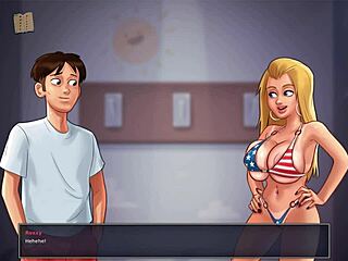 Stor puppet blonde i Summertime Saga 221