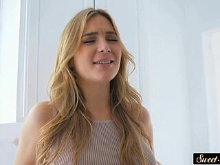 Gorgeous Kitchen Teen Cowgirl Rides Hard Cock