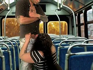 hot couple bangs in moving public bus hoping for more street dorm garage repeats