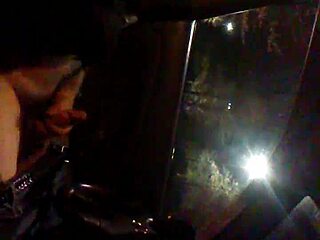 Intense Public Car Cock Jerk Off Solo