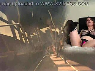 lovense gamer bimbo plays bayonetta with huge tits