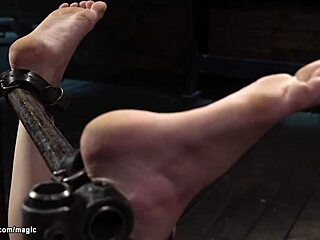 bound slut why chained tazapped gagging hard??