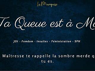 Tvůj čurák je můj francouzský femdom joi špinavý řeči