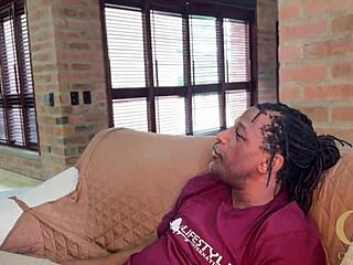 jealous emma harries rides big cock in kinky interracial roleplay